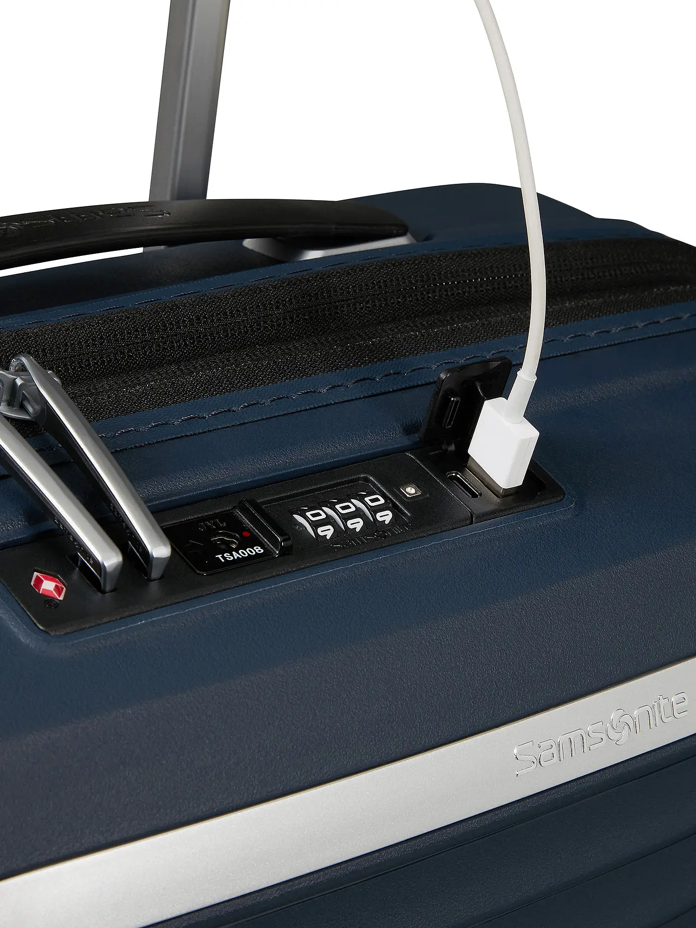 SAMSONITE | Trolley  UPSCAPE SPINNER 55cm erweiterbar Blue Nights | dunkelblau
