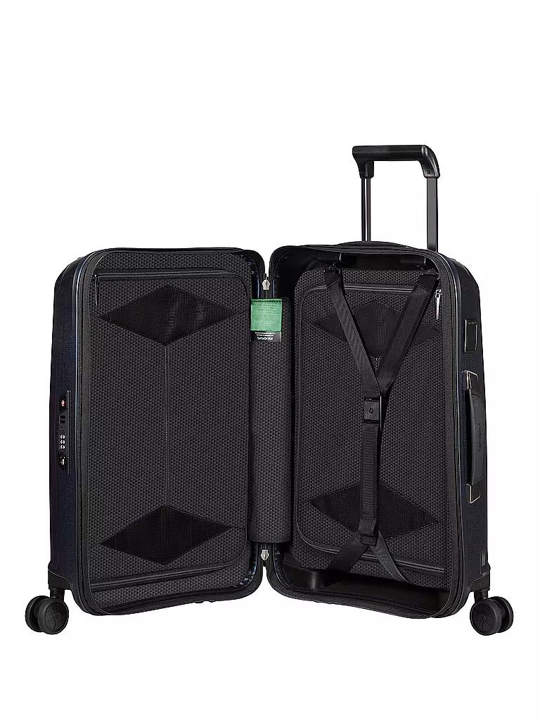 SAMSONITE | Trolley 55cm erweiterbar MAJOR-LITE SPINNER midnight blue | schwarz