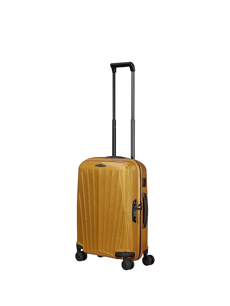 SAMSONITE | Trolley 55cm erweiterbar MAJOR-LITE SPINNER saffron yellow | schwarz