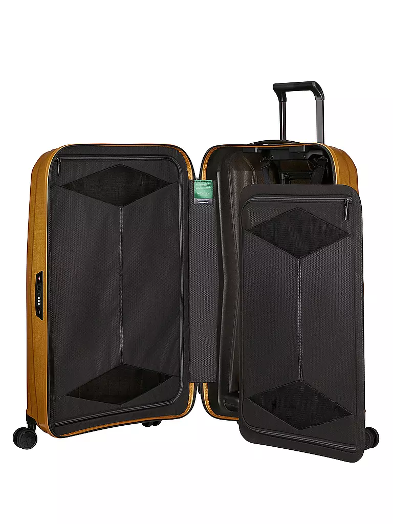 SAMSONITE | Trolley 77cm MAJOR-LITE SPINNER saffron yellow | gelb