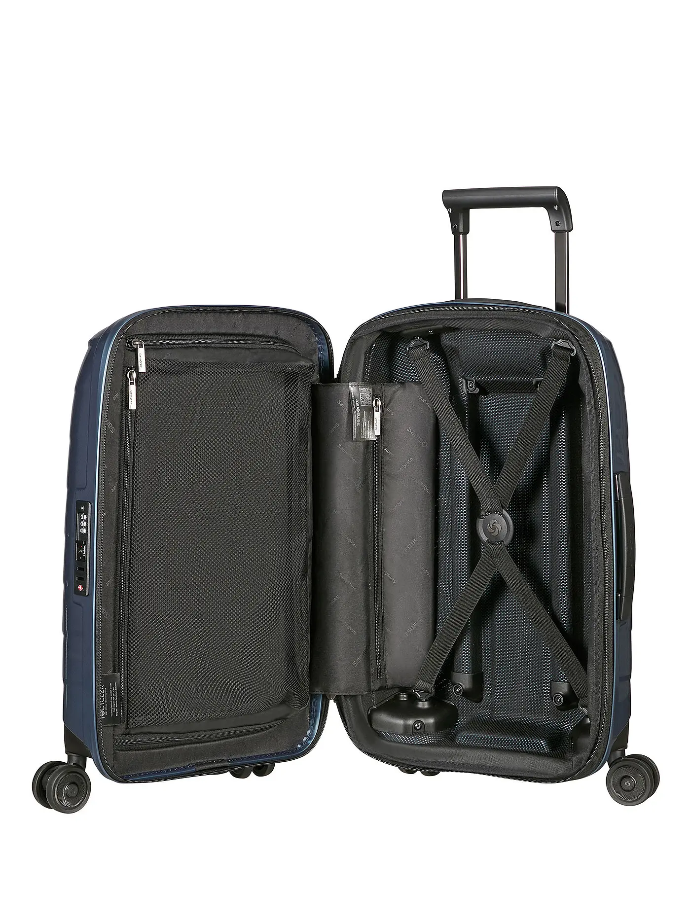 SAMSONITE | Trolley ATTRIX SPINNER 55 erweiterbar Steel Blue | blau