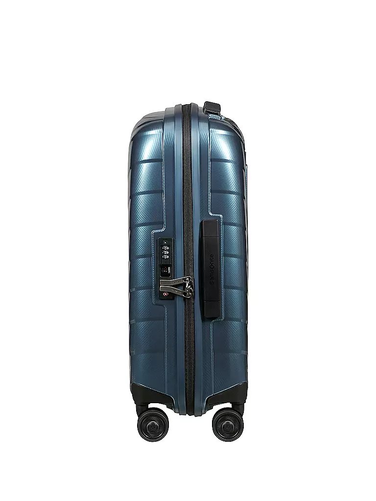 SAMSONITE | Trolley ATTRIX SPINNER 55 erweiterbar Steel Blue | rot