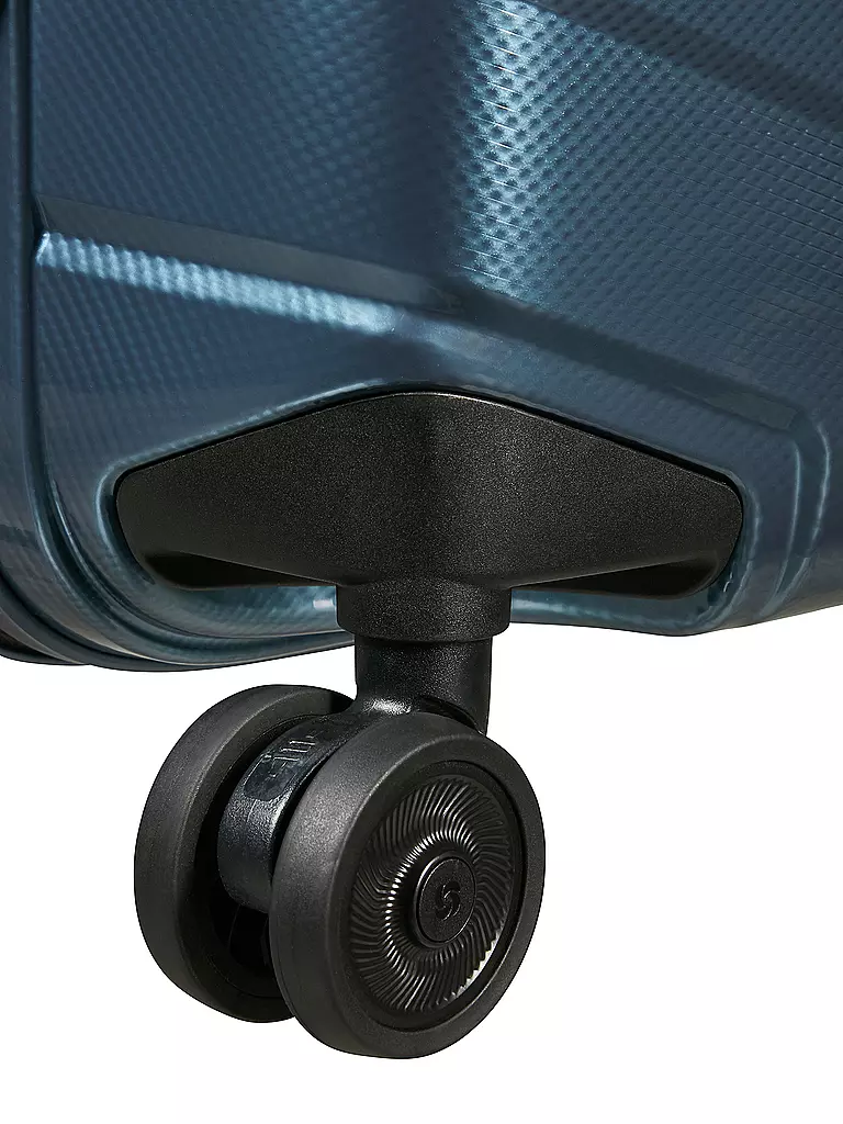 SAMSONITE | Trolley ATTRIX SPINNER 55 erweiterbar Steel Blue | rot