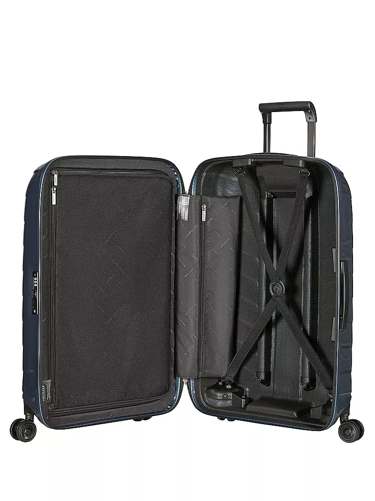 SAMSONITE | Trolley ATTRIX SPINNER 69 Steel Blue | rot