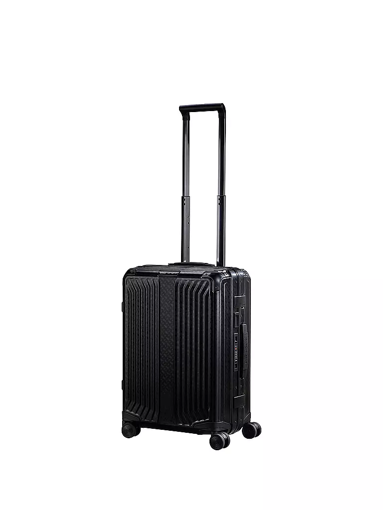 SAMSONITE | Trolley BOSS SPINNER 55cm graphite monogram | schwarz