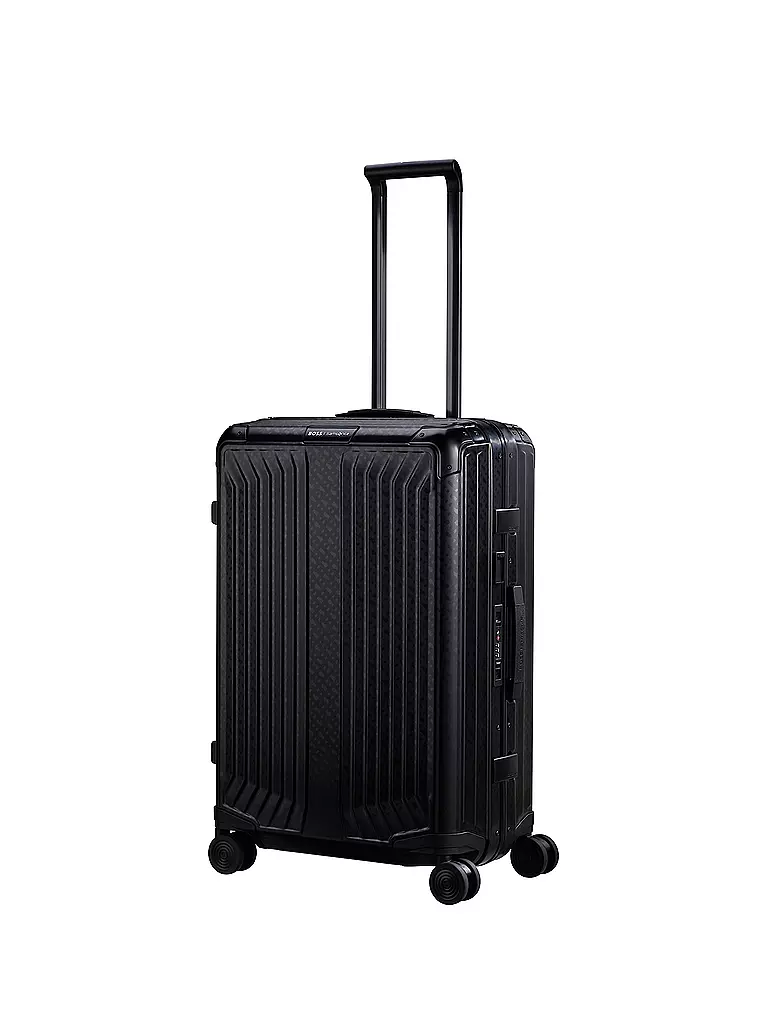 SAMSONITE | Trolley BOSS SPINNER 69cm graphite monogram | schwarz