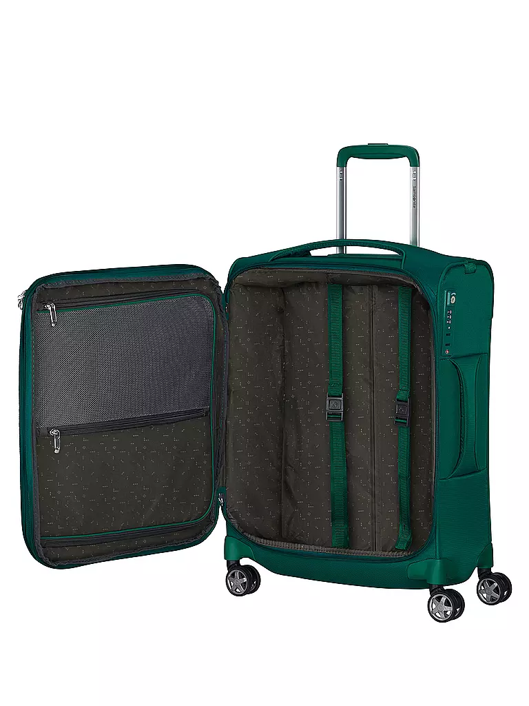 SAMSONITE | Trolley D'Lite Spinner 55cm pine green | hellgrün