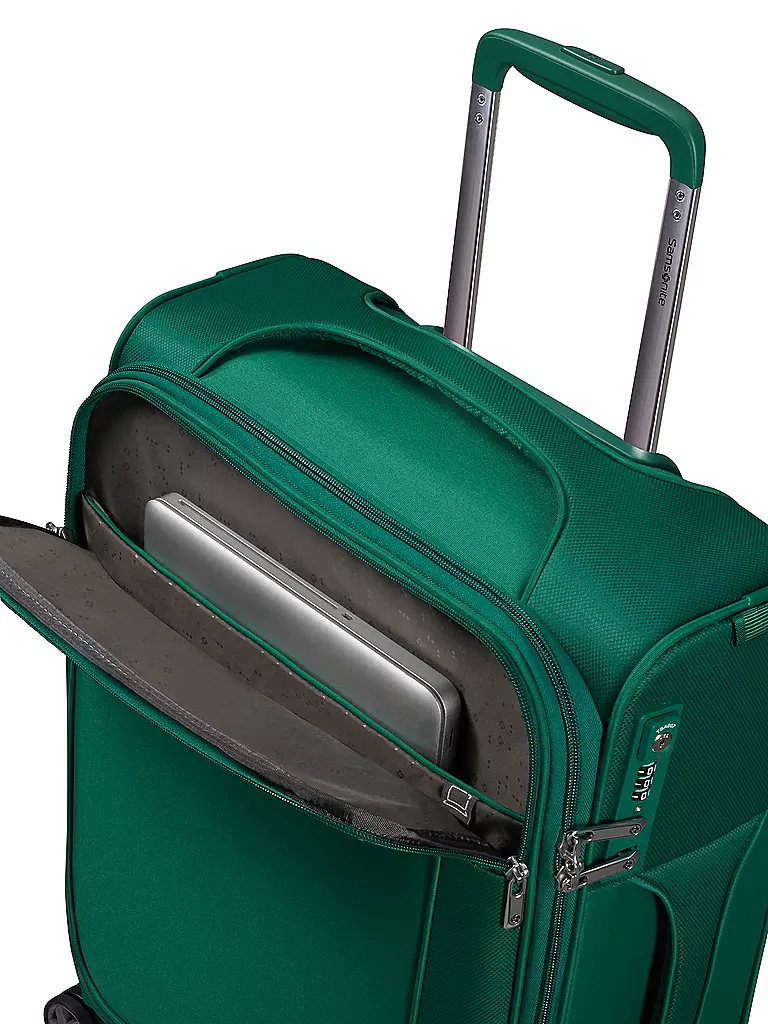 SAMSONITE | Trolley D'Lite Spinner 55cm pine green | grün
