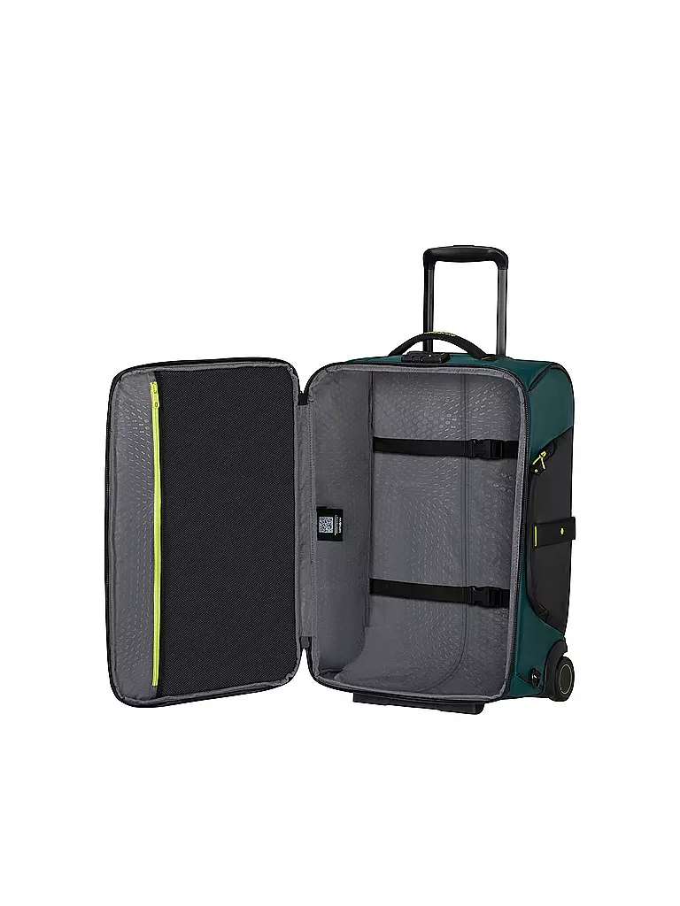 SAMSONITE | Trolley ECODRIVER DUFFEL BACKPACK 55cm Dark Teal/Lime | blau