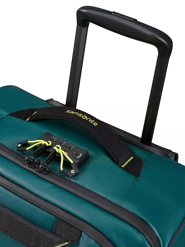 SAMSONITE | Trolley ECODRIVER DUFFEL BACKPACK 55cm Dark Teal/Lime | blau