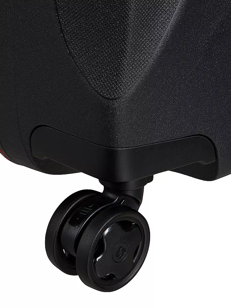 SAMSONITE | Trolley ESSENS SPINNER 55cm charcoal/red  | Schwarz