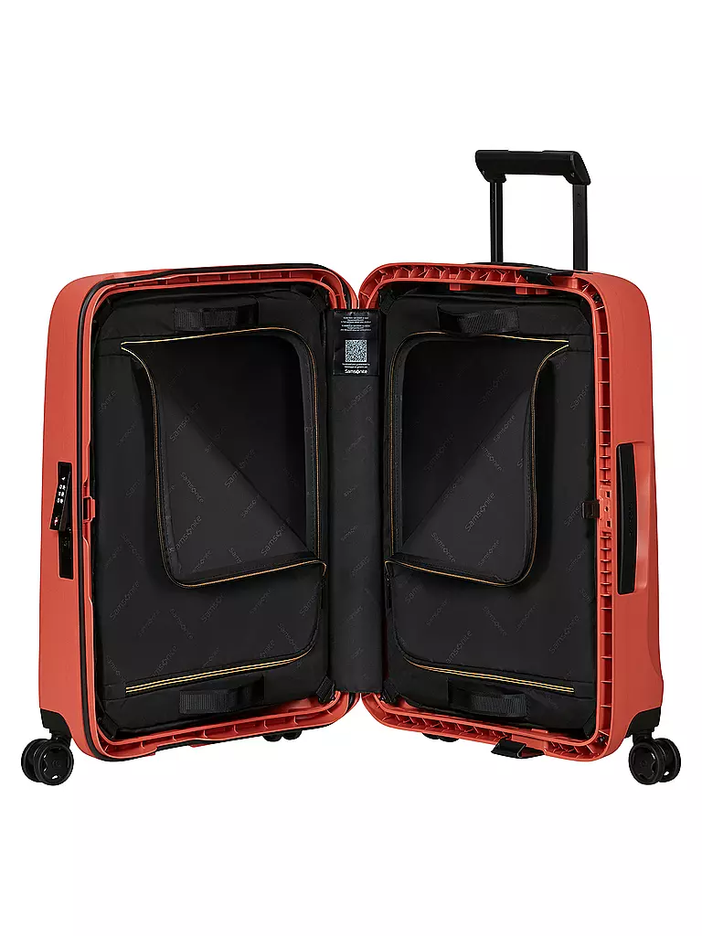 SAMSONITE | Trolley ESSENS SPINNER 55cm Clay | schwarz