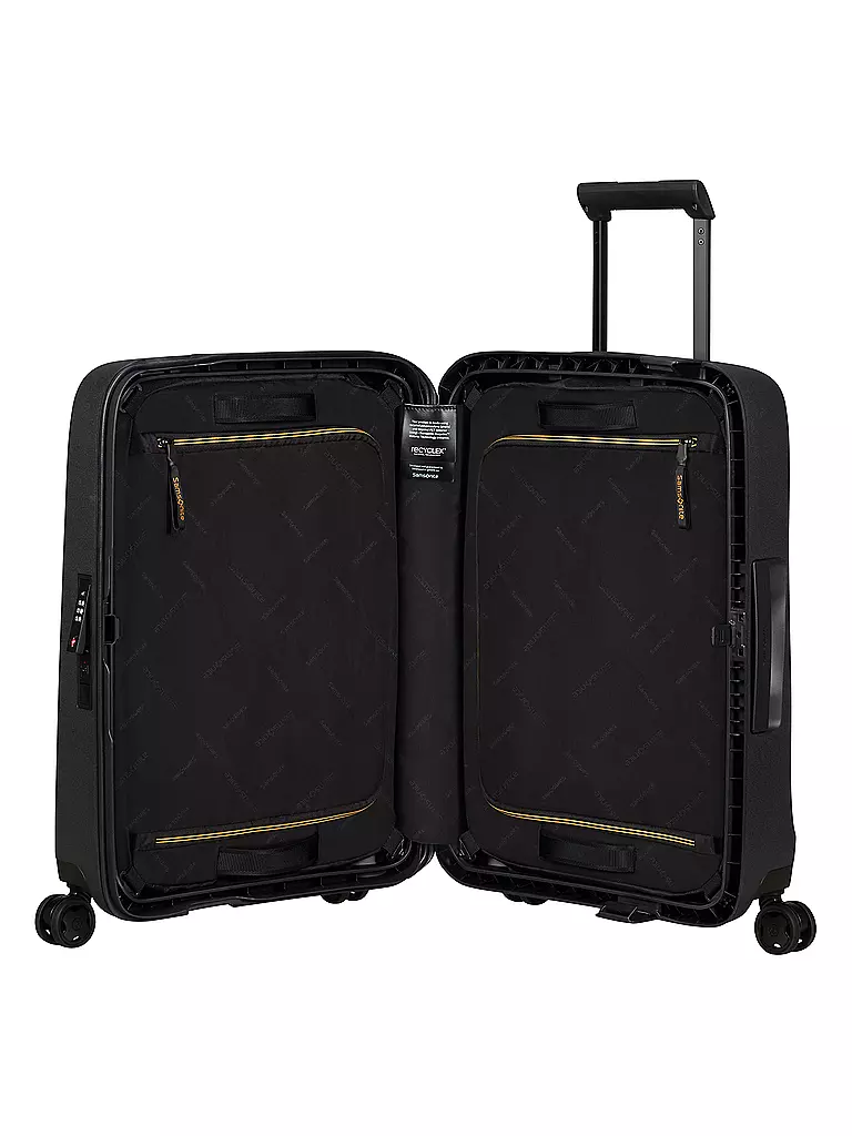 SAMSONITE | Trolley ESSENS SPINNER 55cm graphite | hellblau