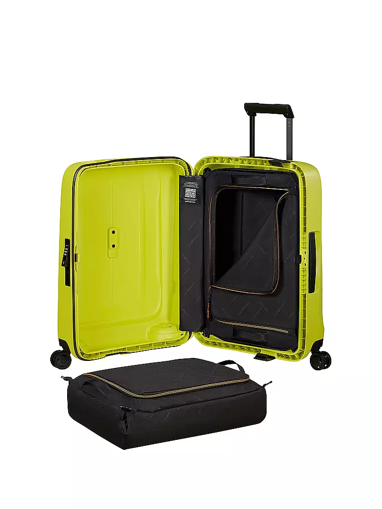 SAMSONITE | Trolley ESSENS SPINNER 55cm lime | hellblau