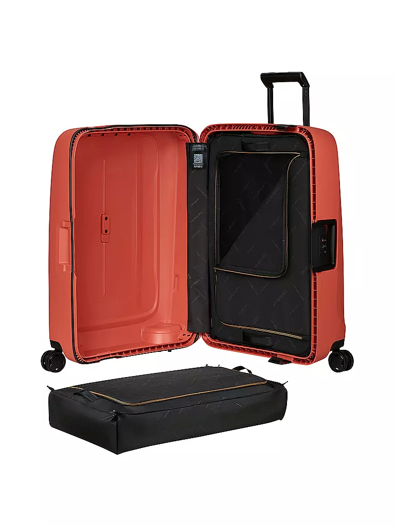 SAMSONITE | Trolley ESSENS SPINNER 69cm Clay | schwarz