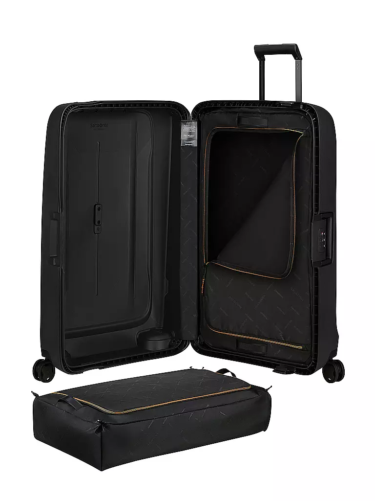 SAMSONITE | Trolley ESSENS SPINNER 75cm graphite | gelb