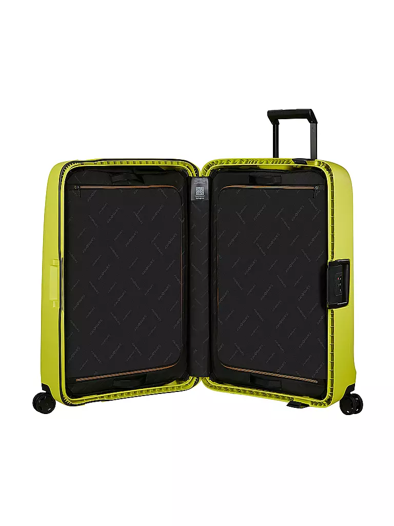 SAMSONITE | Trolley ESSENS SPINNER 75cm Lime | schwarz