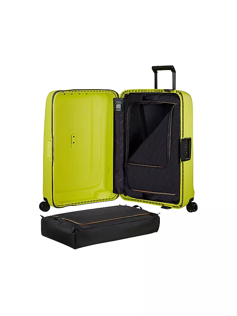 SAMSONITE | Trolley ESSENS SPINNER 75cm Lime | schwarz