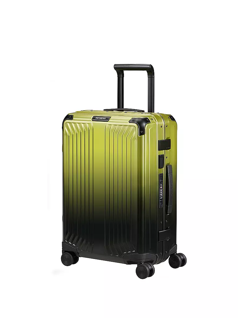 SAMSONITE | Trolley Lite-Box Alu™ 55cm Gradient  Lime | silber