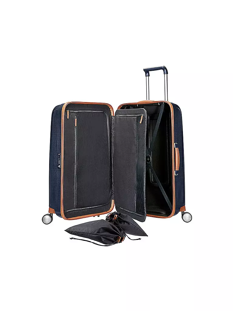 SAMSONITE | Trolley LITE-CUBE DLX SPINNER 55cm (61242 1549 Midnight Blue) | blau