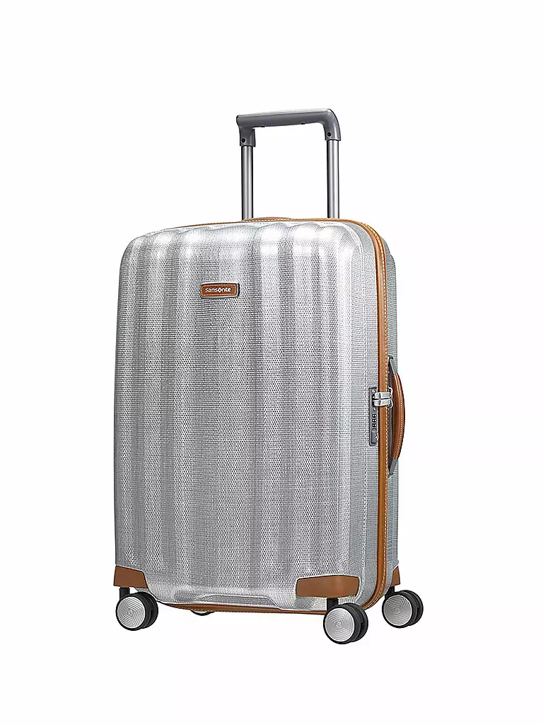 SAMSONITE | Trolley LITE-CUBE DLX SPINNER 68cm (61243 1004 Aluminium) | silber