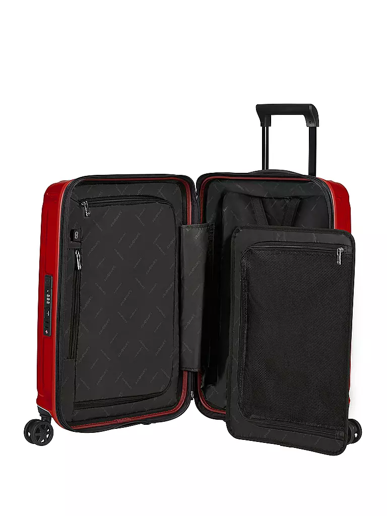 SAMSONITE | Trolley Nuon 55cm erweiterbar Metallic Red | blau