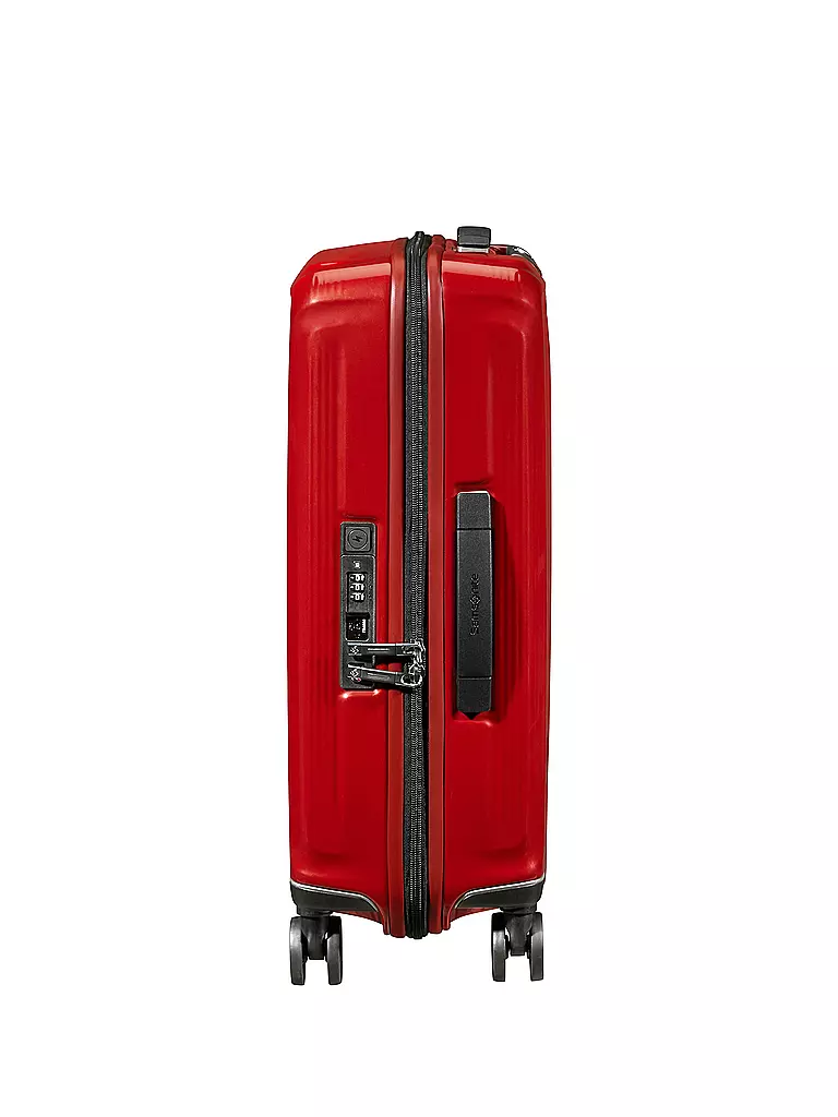 SAMSONITE | Trolley Nuon 55cm erweiterbar Metallic Red | blau