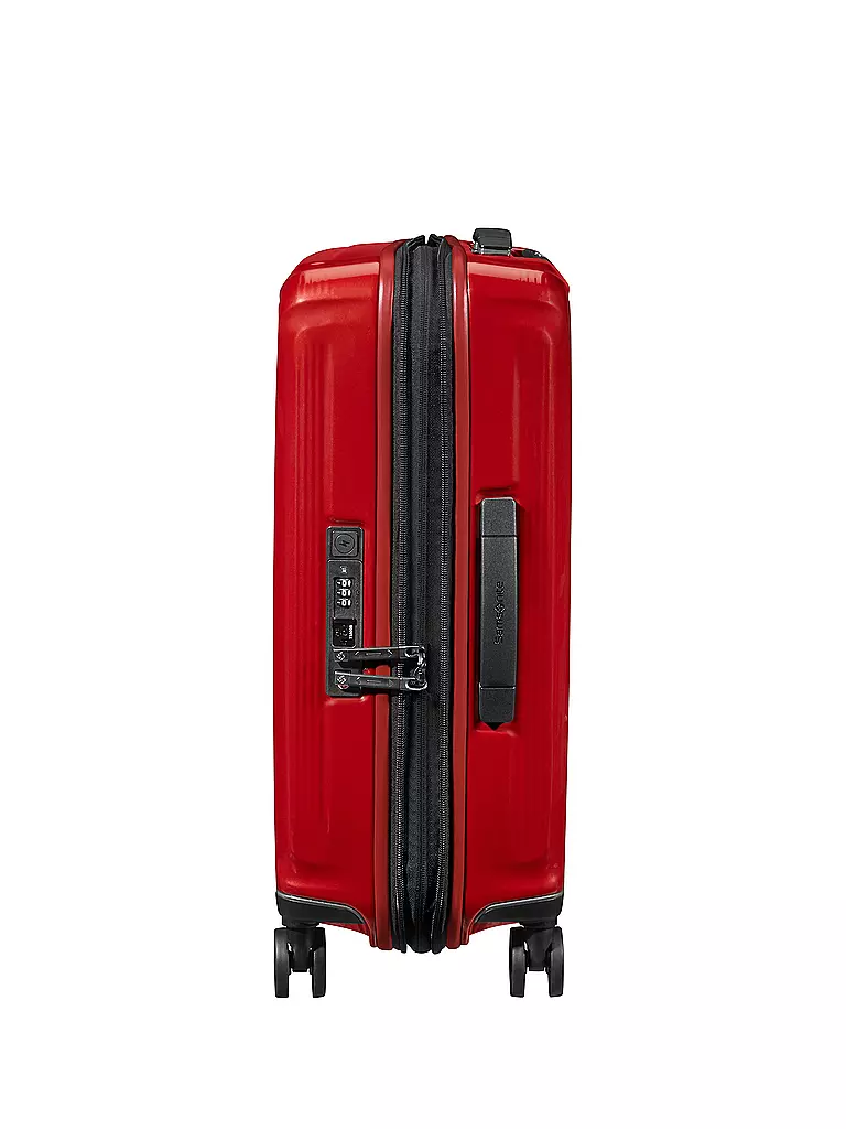 SAMSONITE | Trolley Nuon 55cm erweiterbar Metallic Red | blau