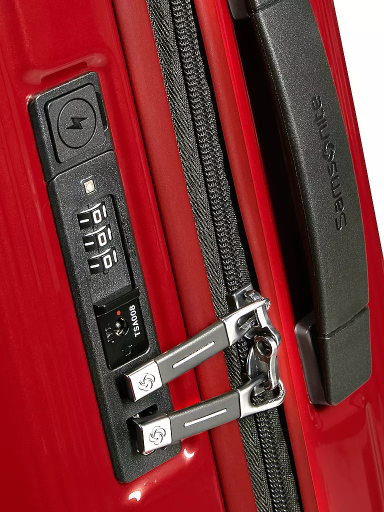 SAMSONITE | Trolley Nuon 55cm erweiterbar Metallic Red | blau