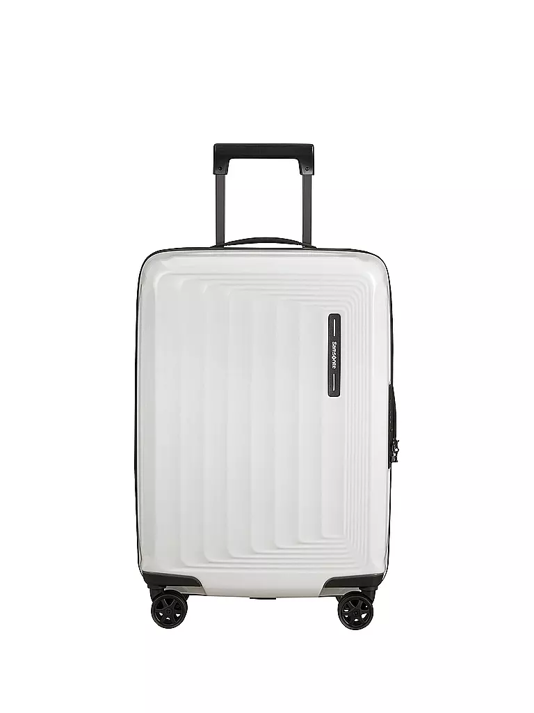 SAMSONITE | Trolley Nuon 55cm erweiterbar Metallic White | weiss