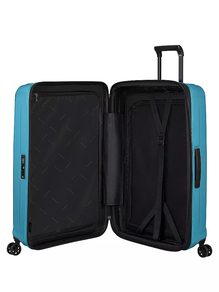 SAMSONITE | Trolley Nuon Spinner 69cm erweiterbar Metallic Ocean Blue | rosa