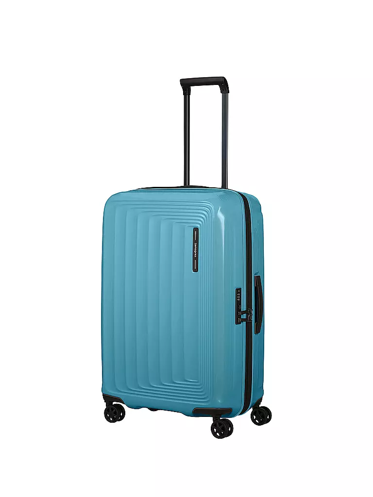 SAMSONITE | Trolley Nuon Spinner 69cm erweiterbar Metallic Ocean Blue | rosa