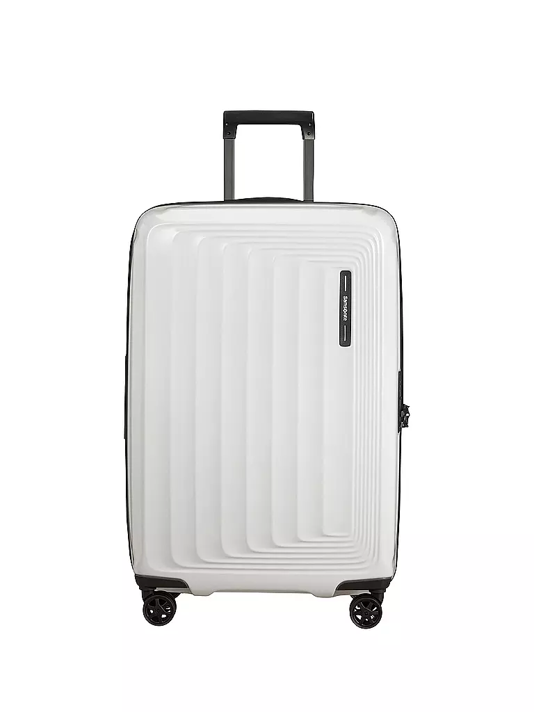 SAMSONITE | Trolley Nuon Spinner 69cm erweiterbar Metallic White | weiss