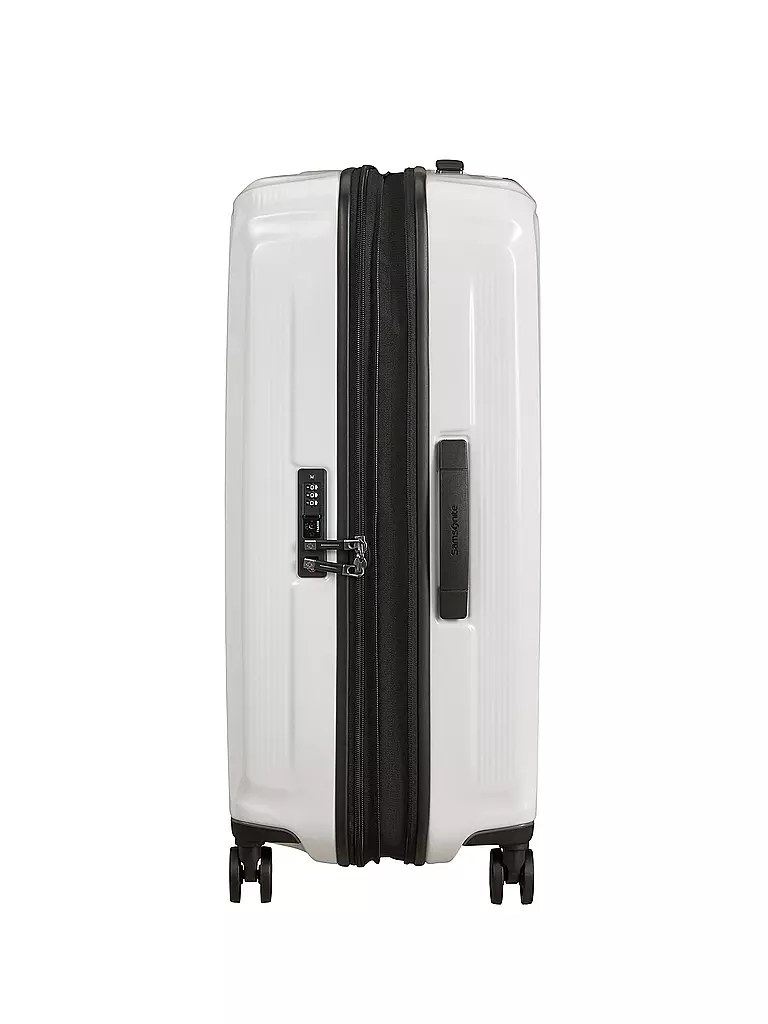 SAMSONITE | Trolley Nuon Spinner 69cm erweiterbar Metallic White | weiss