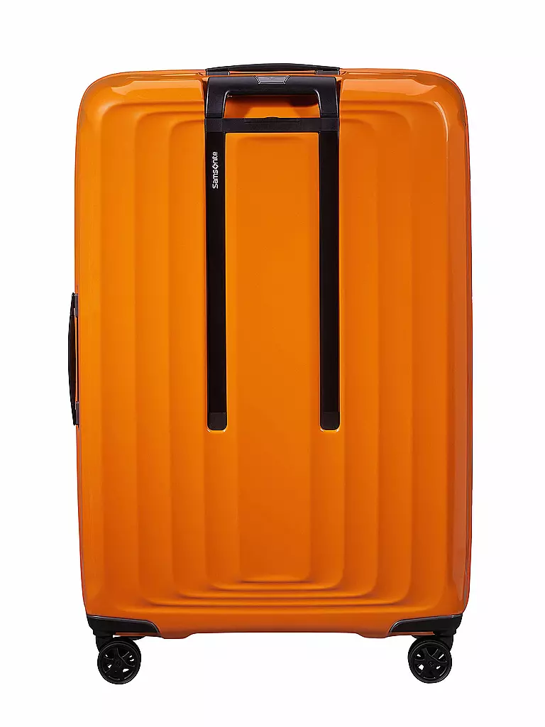 SAMSONITE | Trolley Nuon Spinner 75cm erweiterbar papaya orange | grün