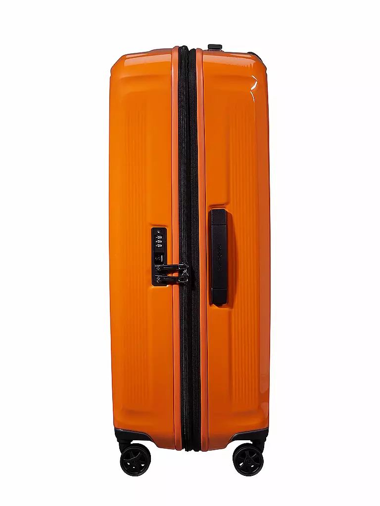 SAMSONITE | Trolley Nuon Spinner 75cm erweiterbar papaya orange | grün