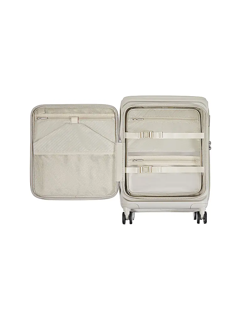 SAMSONITE | Trolley PARALUX SPINNER 55cm erweiterbar Stone Grey | creme