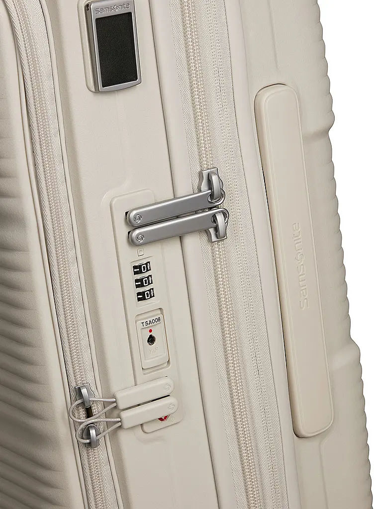 SAMSONITE | Trolley PARALUX SPINNER 55cm erweiterbar Stone Grey | creme