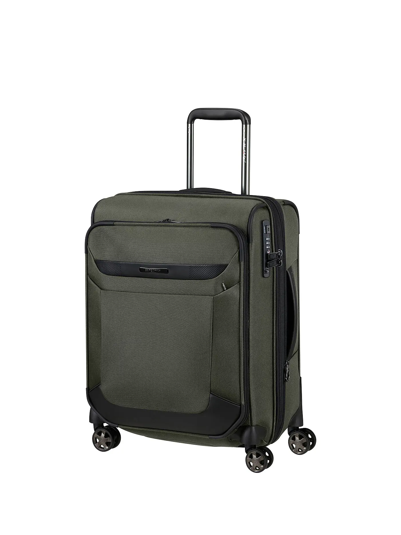 SAMSONITE | Trolley PRO-DLX 6 55cm erweiterbar Green | olive