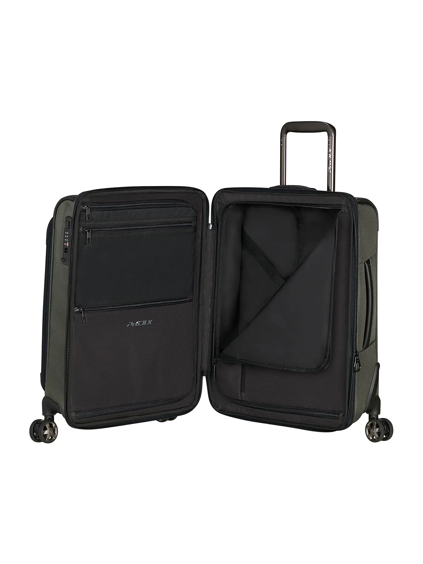 SAMSONITE | Trolley PRO-DLX 6 55cm erweiterbar Green | olive