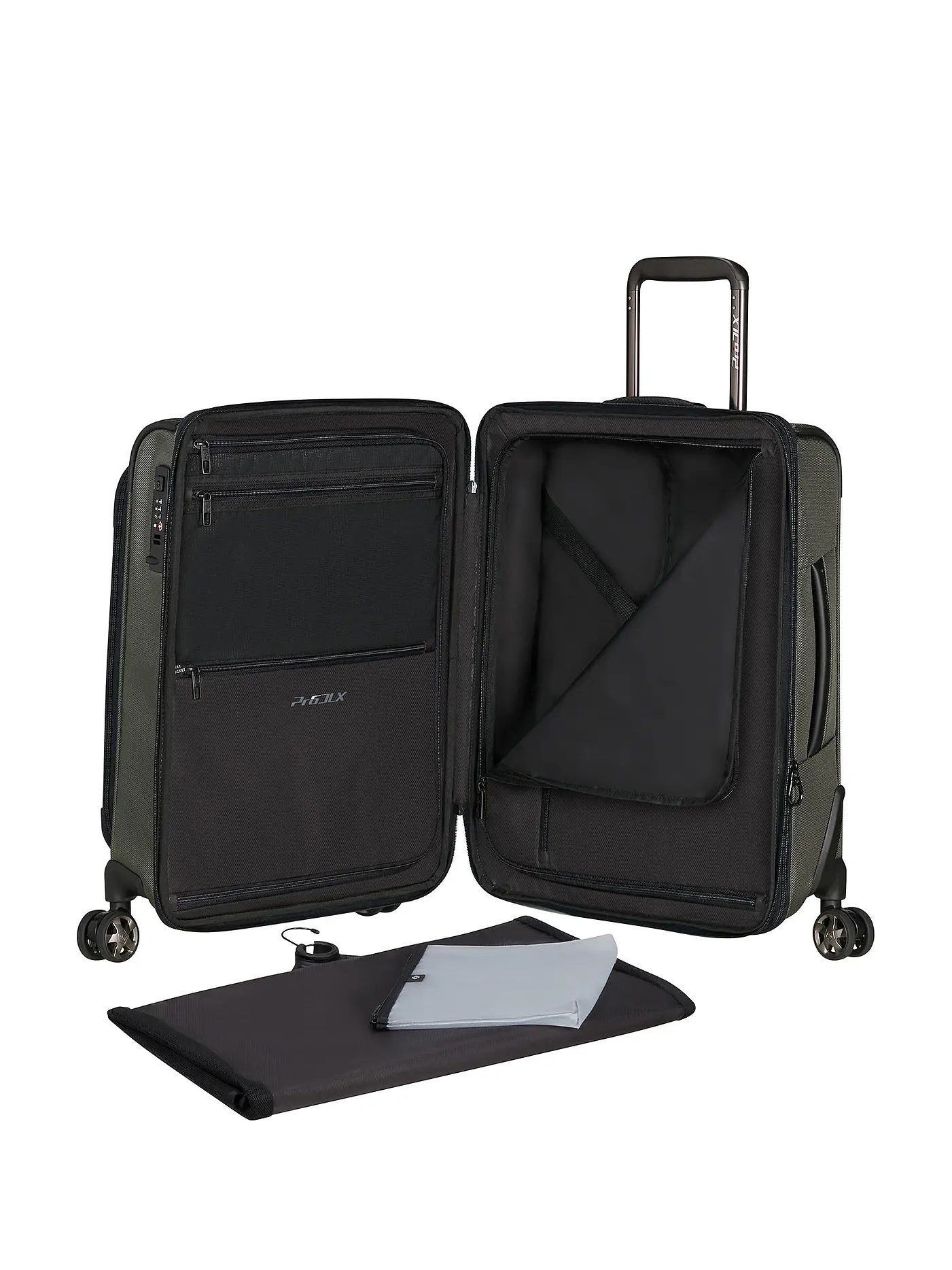 SAMSONITE | Trolley PRO-DLX 6 55cm erweiterbar Green | olive