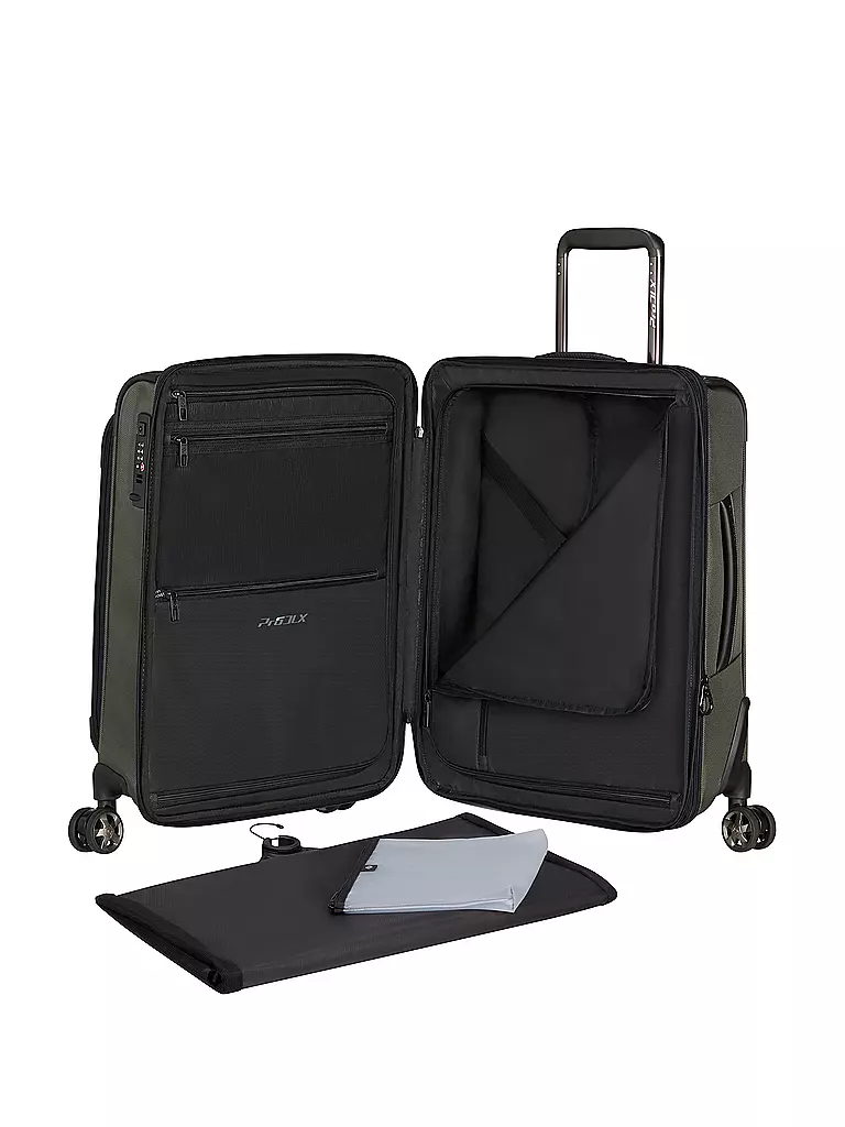 SAMSONITE | Trolley PRO-DLX 6 55cm erweiterbar Green | grün