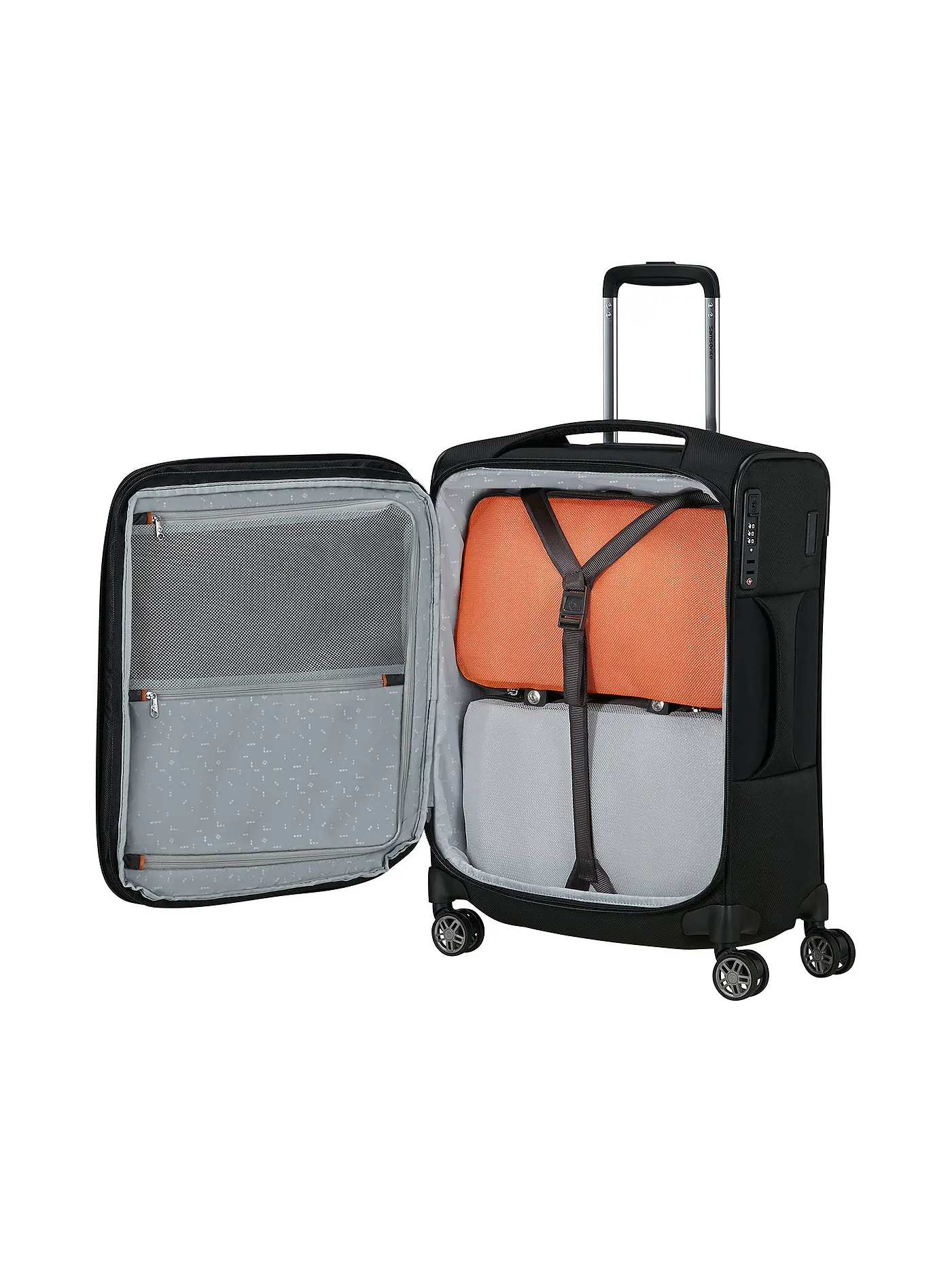 SAMSONITE | Trolley RE-LITE 55cm erweiterbar black | schwarz