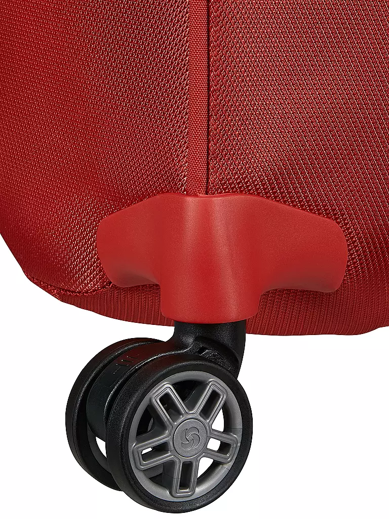 SAMSONITE | Trolley RE-LITE 55cm erweiterbar poppy red | schwarz