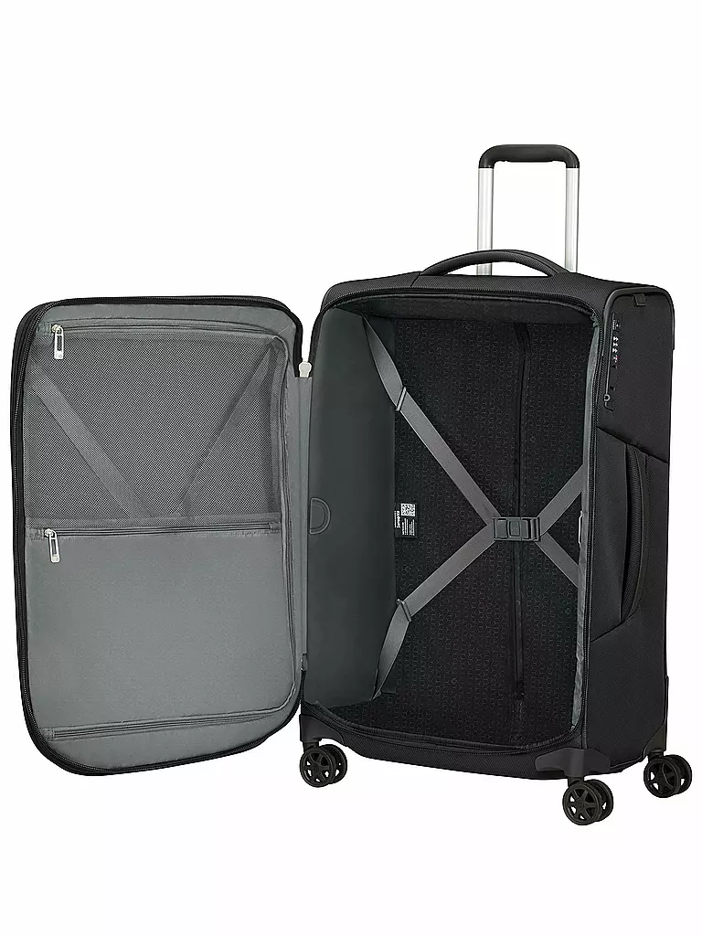 SAMSONITE | Trolley Respark 67cm Ozone Black | schwarz