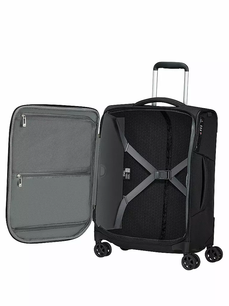 SAMSONITE | Trolley Respark Spinner 55cm Ozone Black | blau