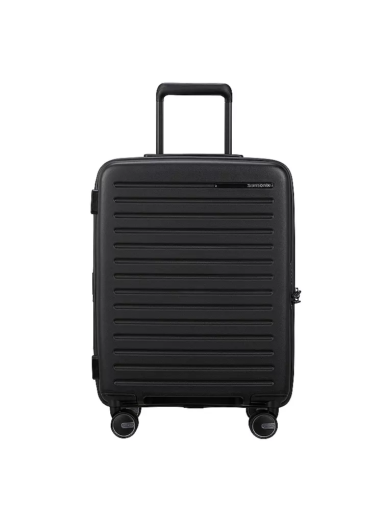 SAMSONITE | Trolley RESTACKD SPINNER 55cm erweiterbar black | Schwarz