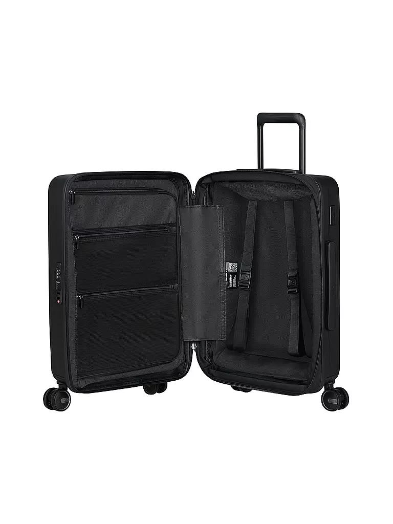 SAMSONITE | Trolley RESTACKD SPINNER 55cm erweiterbar black | Schwarz