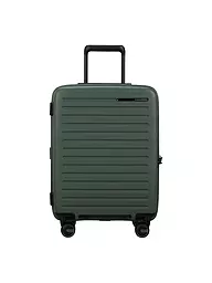 SAMSONITE | Trolley RESTACKD SPINNER 55cm erweiterbar black | Dunkelgrün