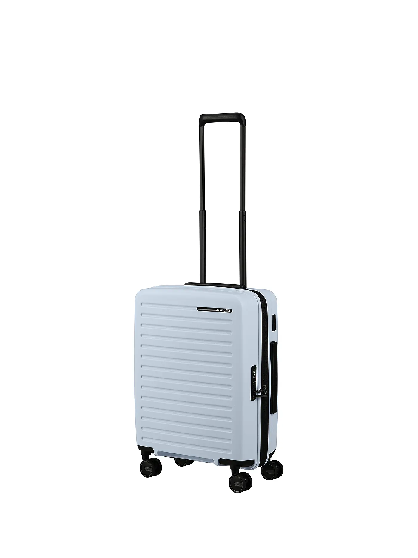 SAMSONITE | Trolley RESTACKED SPINNER 55cm erweiterbar glacier | hellblau